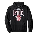 WNBA Portland Fire Logo Shield Crest Emblem Pullover Hoodie