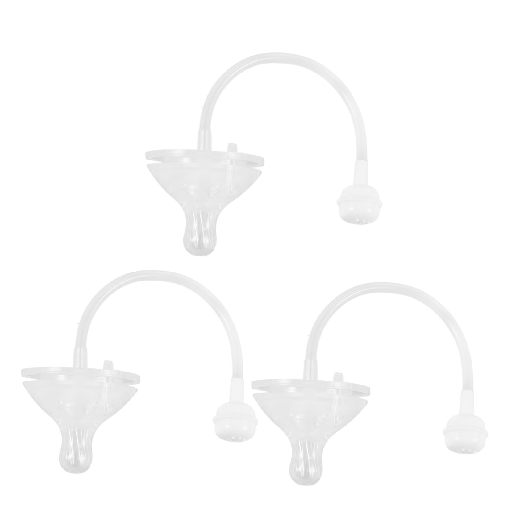 Yardwe Baby Bottle Straw Nipples Silicone Weighted Straws Cross Holes Weighted Nipples