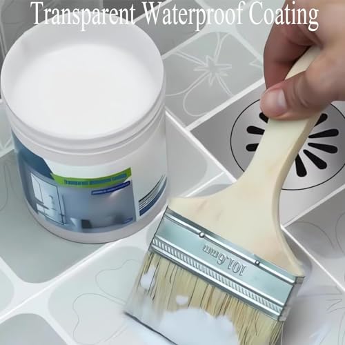 Revêtement imperméable transparent : mastic d'isolation invisible 2PCS