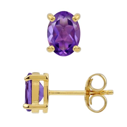 Silvershake 1.44 CTW 7 x 5mm {̑ȉ~`̃AtJp[vAWXg 14K CG[S[hbL 925X^[OVo[ rWlXEFA X^bhCO 2̕Βa, X^[OVo[ X^[OV