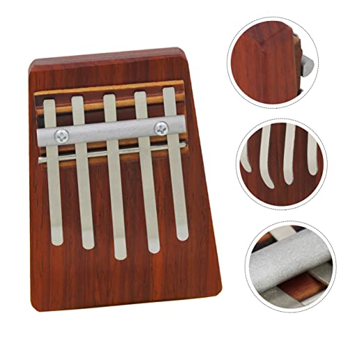 Vaguelly 2Pcs 5 5 Tone Thumb Piano Piano Portátil Instrumento De Música Portátil Pequeno Instrumento