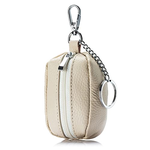 Ekakashop - Funda de piel para llaves con cremallera Cover