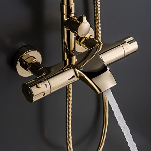 Ensemble de robinet de douche mural haut de gamme avec mitigeur de précision