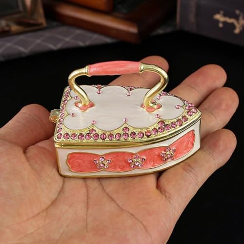 Boîte à bijoux en fer idéale pour offrir un écrin durable