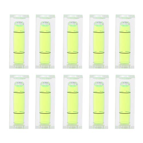 10 Niveles de burbuja de burbuja mini portátiles cuadrados verdes para carpintería 2