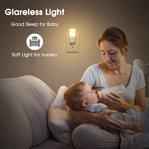 Lohas-Led GY-008 L Lohas Led Dimmable Night Light[2 Pack], Led Night Lights Plug Into Wall With Dusk To Dawn Sensor, Soft White 3000K Brightness Adjustable, Kids Nightlight For Bedroom,Baby Nursery,Hallway thumb #2