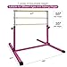 XDEMODA The Latest Model Gymnastics Bar for Kids Ages 3-15 for Home, Anti-Slip, Easy to Assemble, 35” to 55” Adjustable Height Gymnastic Horizontal Bars Equipment (Gym bar, Pink)