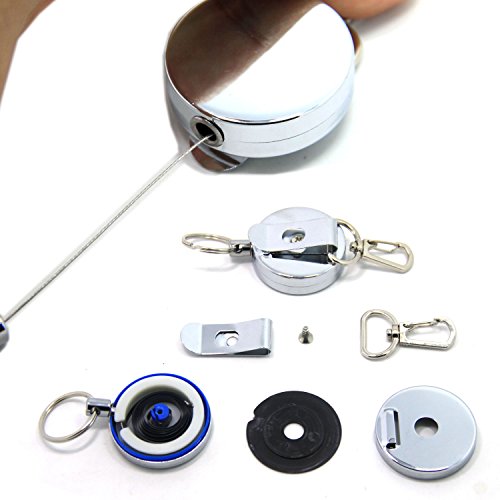 SAMS FISHING 2 pcs x Metal Retractable Reel Fly