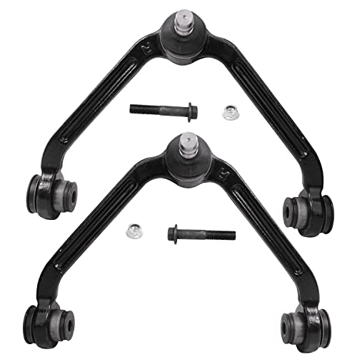 Image of Detroit Axle - 12pc End Kit for 1998-2001 Ford Explorer Mercury Mountaineer 1999 2000, Front 2 Upper Control Arms w /Ball Joints 2 Lower Ball Joints 4 Tie Rod Ends 4 Front Rear Sway Bars Replacement