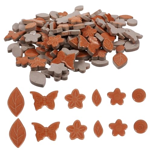 Mosaïque en céramique colorée Anneome pour décoration de pots et miroirs extérieurs
