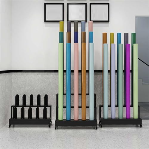 Support de rangement pour rouleaux de tissu mobile - 4