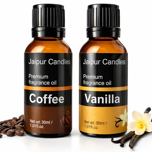 Image of Fragrance Oil | 30ml+30ml | Coffee, Vanilla Fragrance oil | Best for Aromatherapy | Use in Diffusers, Candles, Air Fresheners