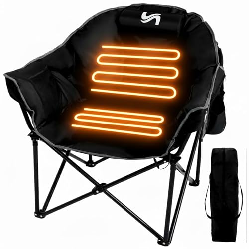 Slsy Oversized Heated Camping Chair for Adults Hea Review