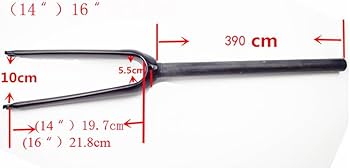 Amazon | 14/16/20インチ用 451 406 フルカーボン フロントフォーク