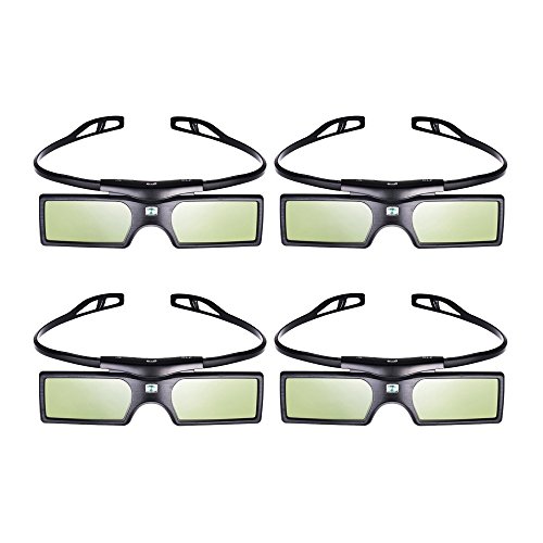 Pergear 144 HZ Lunettes 3D Obturateur actif DLP-Link pour projecteur...