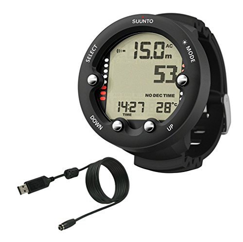 SUUNTO Zoop Novo Wrist Dive Computer, Black, with USB