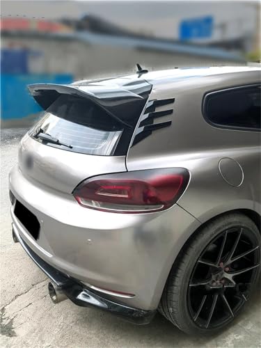 Spoiler arrière Scirocco 2009-2014 becquet aile coffre noir blanc - 3