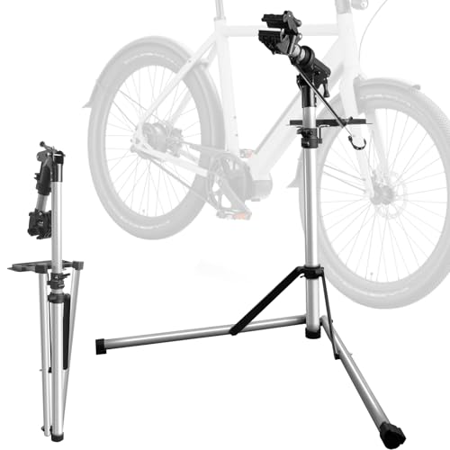Bike Repair Stand Max 110lbs, Portable Bike Work Stand with