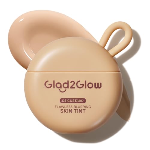 Image of Flawless Blurring Skin Tint, Buildable Medium Coverage, Squalane Hydrating, 12HR Oil Control Long Lasting, Lightweight Non-Cakey Makeup, Diverse Skin Tones (03 Custard)