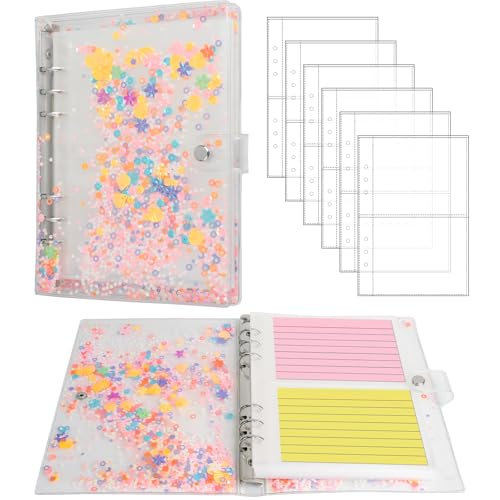 3x5 Index Card Holder Binder - Card Organizer for Note Cards, Flash Cards, and Recipe Cards, 50 Transparent Double-Sided Pages, Holds Up to 200 Cards, Indexcard Notecard Storage Solution