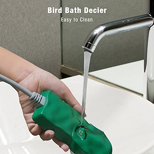 Soundfair Bird Bath Heater For Outdoor In Winter, Birdbath Deicer With Thermostatically Controlled Durable Perfect For Bird Bath Tabletop Fountains In Garden Lawn Patio Yard, 50W #TOP6