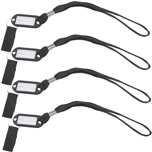 Beavorty 4pcs -Lost Cane Wrist Strap Name Tag Comfortable Walking Stick Lanyard for Seniors Ergonomic Design Reusable for Outdoor Use Multi-Purpose for Canes and Handbags