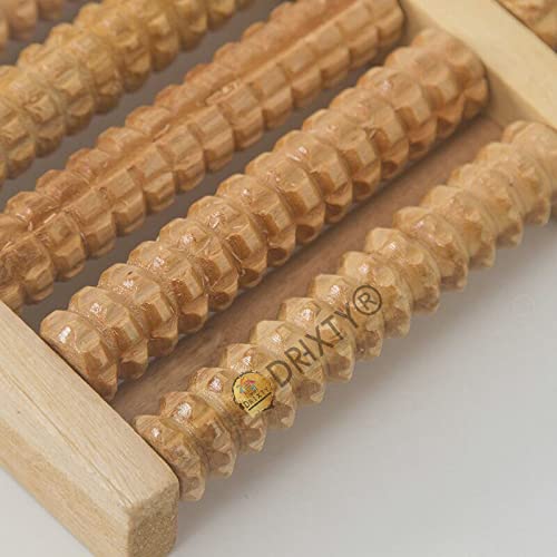 Image of Wooden Roller Massage Roller Foot Massager and Legs Pain Relief Massager - Set of 1 - Wooden - Manual - Cordless - Stress Relief, Muscle Therapy, Plantar Fasciitis