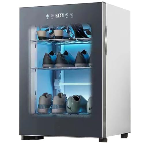 Electric Shoe Dryer, Sterilization and Deodorization Shoe Drying Cabinet with 60° Thermostatic Control and Internal Circulation Hot Air, Household Shoe Drying Equipment for Shoes, Boot, Socks