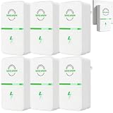 Scatola di risparmio energetico, presa a for ridurre la bolletta elettrica, fattore potenza for famiglie/uffici(6pcs)