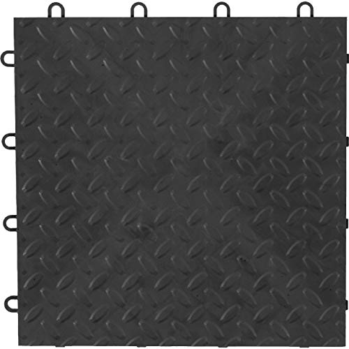 Gladiator GAFT04TTPC Charcoal Floor Tile, 4-Pack