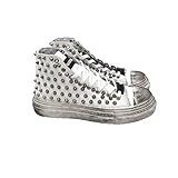 gioselin scarpe uomo  Gioselin Scarpa Sneaker Donna Play 1385 Borchiate Bianca (36 EU)