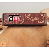 Holz-Geschenkbox Für Duplo Schokolade – Kreatives Geschenk Zum Jahrestag | Enthält Keine Schokolade, FSC-zertifiziert