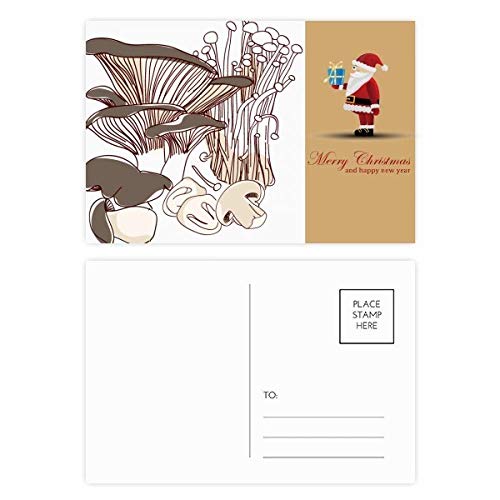 Cartes postales Père Noël Yummy Home Dishes pour envoyer des vœux chaleureux