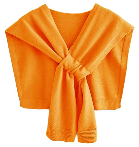 Knitted Shawl Wraps for Women Crossover Sweater Cashmere Wrap Tie Up Shoulder Top Shawls and Wraps Fall Winter Accessories