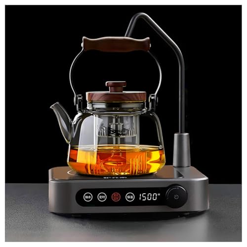 Quxxuol �d�C�Z���~�b�N�e�B�[�X�g�[�u �e�B�[���[�J�[ �d�C�e�B�[�P�g�� 110V ���^ ������@�\�t�� �^�C�}�[�\ ���C�ɓ���̂����🹂�邽�� �ƒ��I�t�B�X�ł̎g�p�ɓK���Ă��܂� (�O���[,�V���O���F+K)