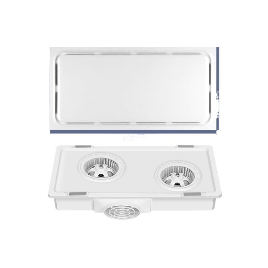 L3s9mPzVb4 Ventilador de extracción Comfort Ventilador de ventilación ultrafino 9 cm con motor dual, integrado en el techo, 30 x 60, extractor aire for cocina y baño, potente silencioso