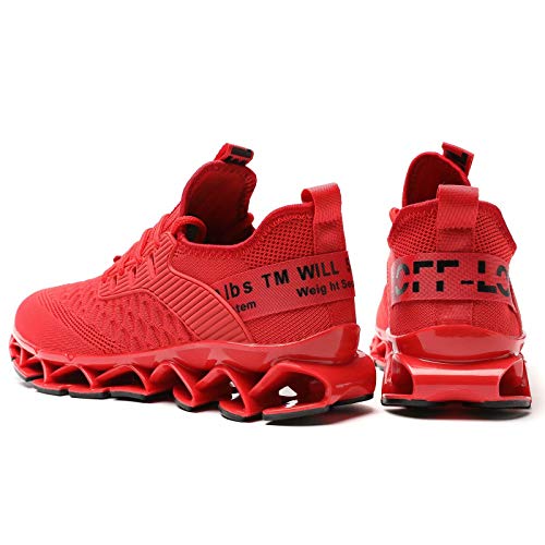 Image of Vooncosir Men's Fashion Sneakers Breathable Mesh Running Shoes Blade Non Slip Soft Sole Casual Athletic Walking Shoes