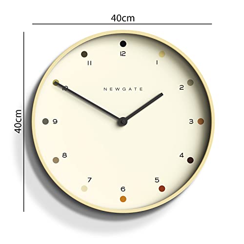 NEWGATE® Mr Clarke wall clock, Pale Plywood With Dot Dial - Image 4