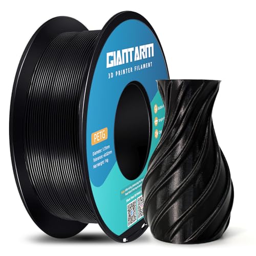 GIANTARM PETG Filament 1,75 mm schwarz für 3D-Drucker 1 kg Spool,...