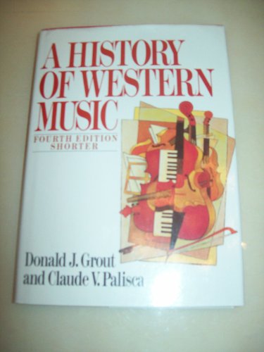 A History of Western Music 0393956296 Book Cover