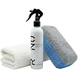 AutoRenu Ceramic Leather & Interior Coating Kit – Protect Car Seats, Vinyl, Plastics & Trim – UV & Stain Resistant – Safe on Leather & Vegan Leather – Includes Microfiber Towel & Applicator