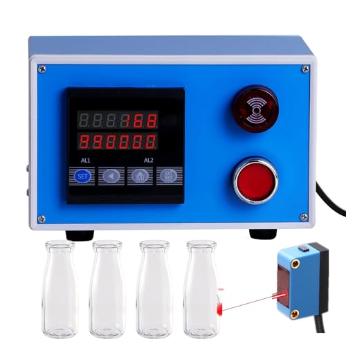 JIAWANSHUN Digital Counter Led Digital Counter Display with Infrared Sensor,Measuring Parts Number Sensing Distance 11.7in (JHN-500)