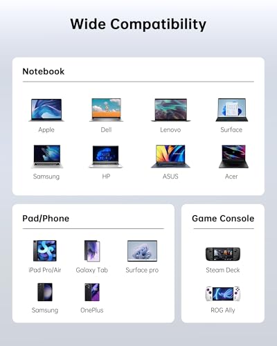 undefined NOVOO USB C Docking Station Dual Monitor HDMI for Dell HP Laptop Type USB C Hub Multiport Adapter Thunderbolt 3 Dongle to 2 HDMI 4K Ethernet 4 USB PD SD TF Audio for Lenovo Surface の商品画像 7