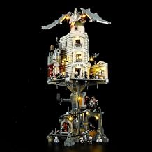 GEAMENT LED Light Kit Compatible with Lego Harry Potter Gringotts Wizarding Bank Collectors Edition 76417 Model Set Not Included