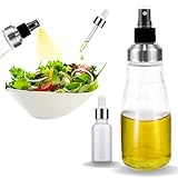 PAQUETE CONTIENE - Un pulverizador de aceite, vinagre y 1 cuentagotas de 30ml. Aviso: Despues de recibir el producto, si se encuentra con alguna situación, comuníquese con nosotros a tiempo y le proporcionaremos un método de manejo satisfactorio