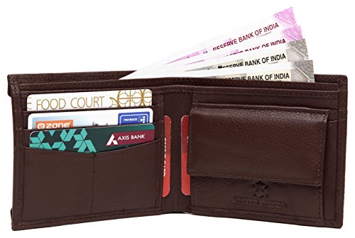 Image of WildHorn Leather Old River Casual Wallet For Men, Brown