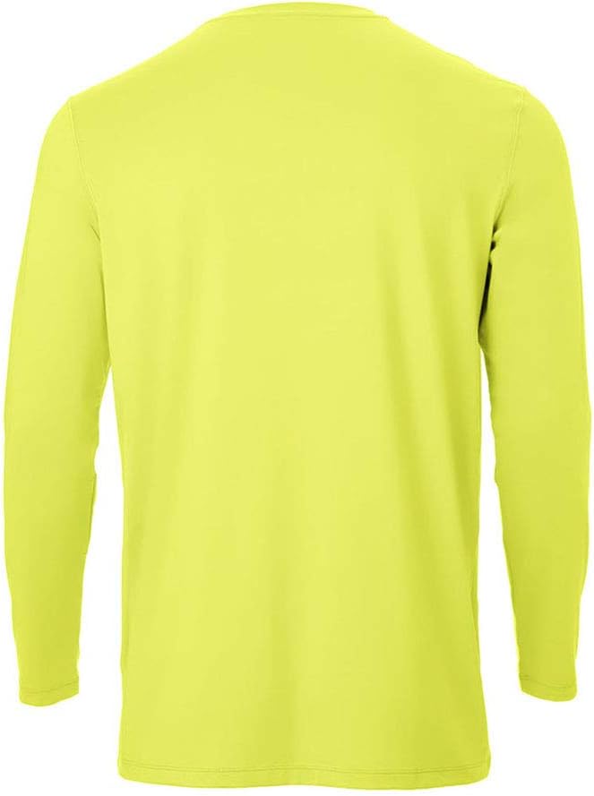 Arctic Cool Men’s Crew Neck Instant Cooling Pocket Workwear Moisture Wicking Performance UPF 50+ Long Sleeve Shirt