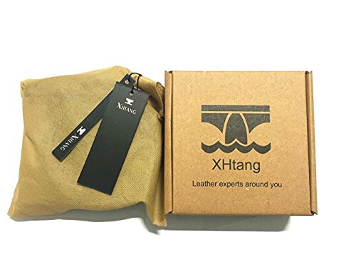 X Xhtang Men's Ratchet Belt With Genuine Leather, Slide Belt For Men 1 3/8 Inches Wide #TOP3