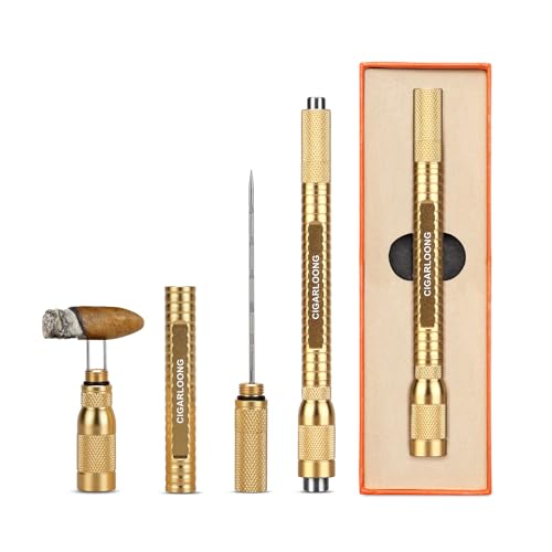 Perforador de cigarros 4 en 1 con doble tamaño de 8mm y 11mm y agujas de tiro