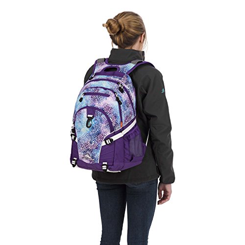 Image of High Sierra Loop Backpack, Flower Daze /Deep Purple /White, 19 x 13.5 x 8.5-Inch